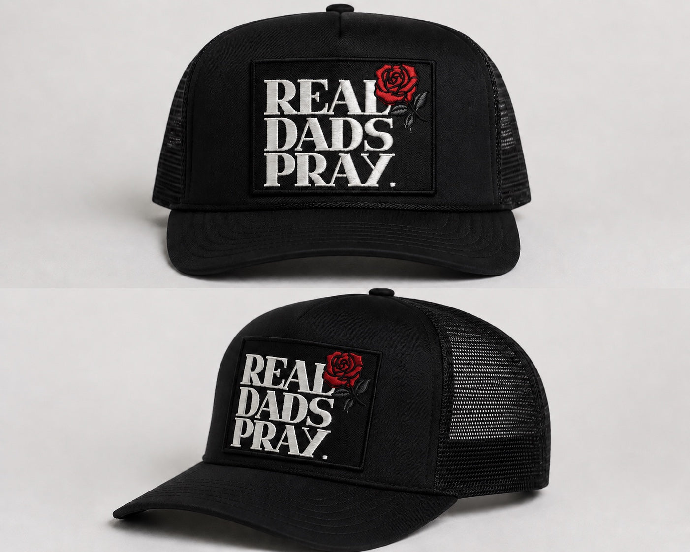 Real Dads Pray Trucker Hat