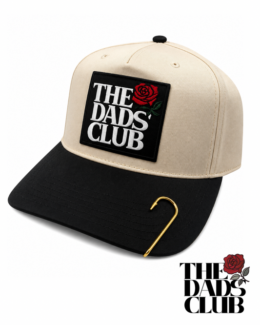 The Dads Club Signature Patch Hat(Natural/ Black)